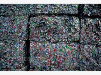 Recycling cans and water bottles