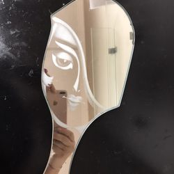 Antique Etched Mirror 