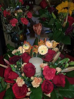 Thanksgiving centerpieces fresh flowers