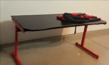 🎮 Gaming Desk + Racing Chair Set – Black & Red 🖥️🪑