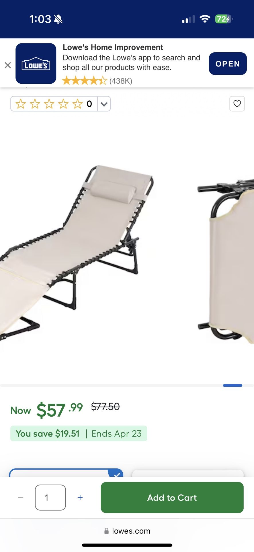 Long Pool chair