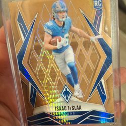 2025 panini Phoenix Isaac Teslaa gold refractor rookie card #189