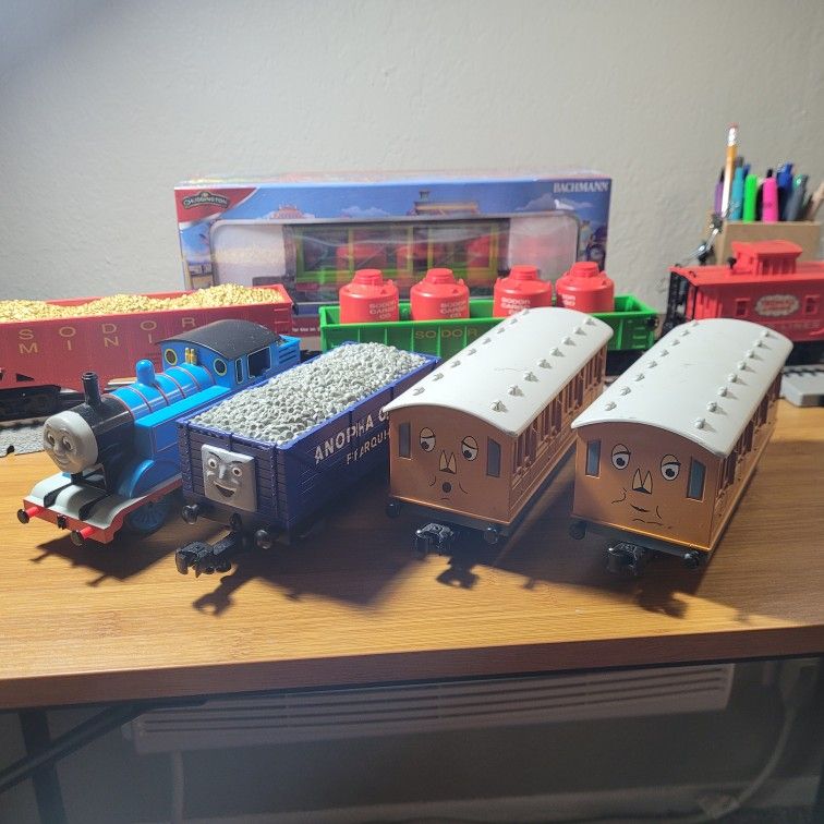 Lionel Thomas And Friends & Bachmann Chuggington O Gauge Lot Ft. Custom Troublesome Truck