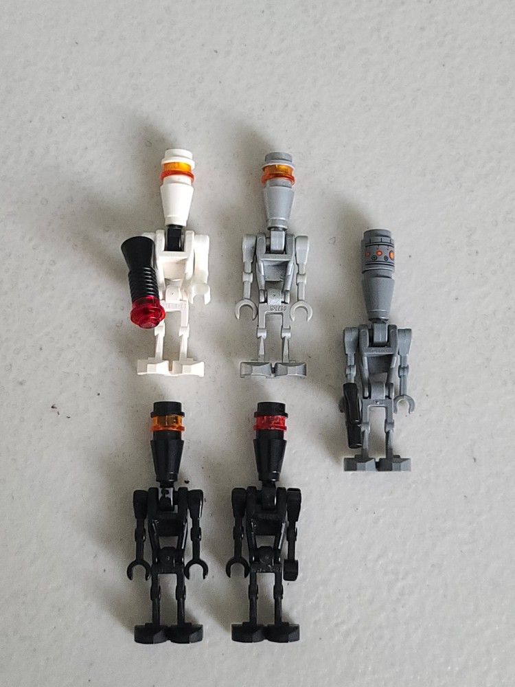 Vintage Lego Star Wars Assassin Droid IG-88 Bounty Hunter Minifigures Lot x5