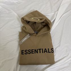 Essentials Hoodie Beige Medium