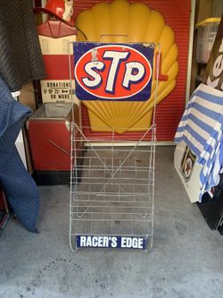 STP Oil Display Stand