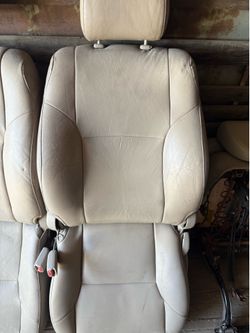 4Runner seats leather tan
