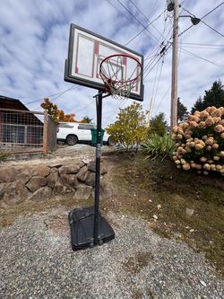 Portable Adjustable Basketball Hoop