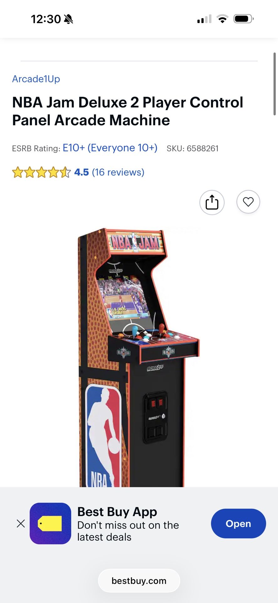 Brand New NBA arcade