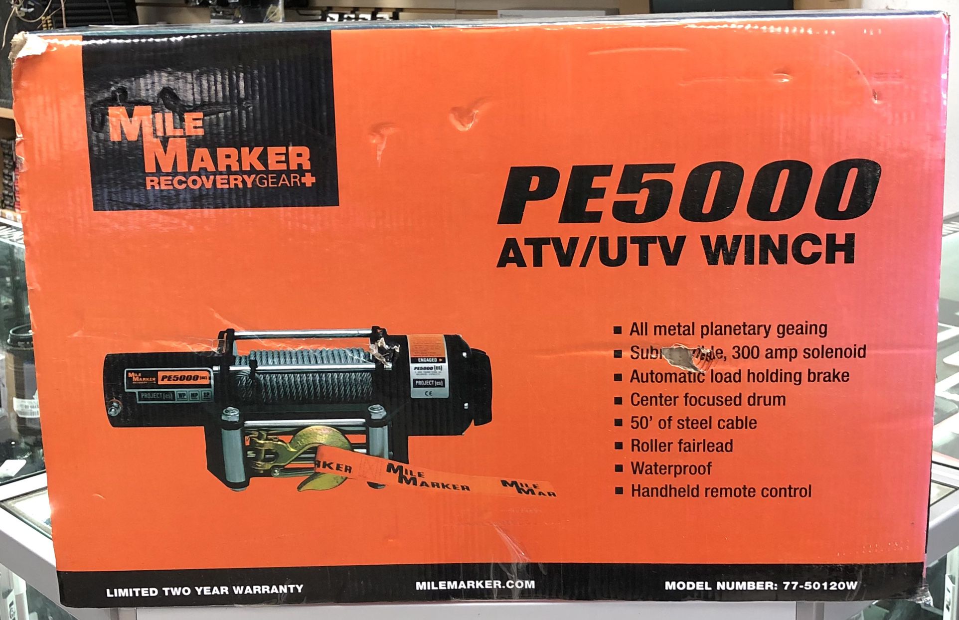 Mile Marker PE5000  5000 lb. Winch UTV