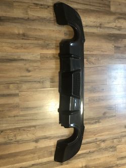 Carbon Fiber Rear M-Tech Bumper Diffuser