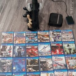 PS4 Whole Setup With 25 Games 