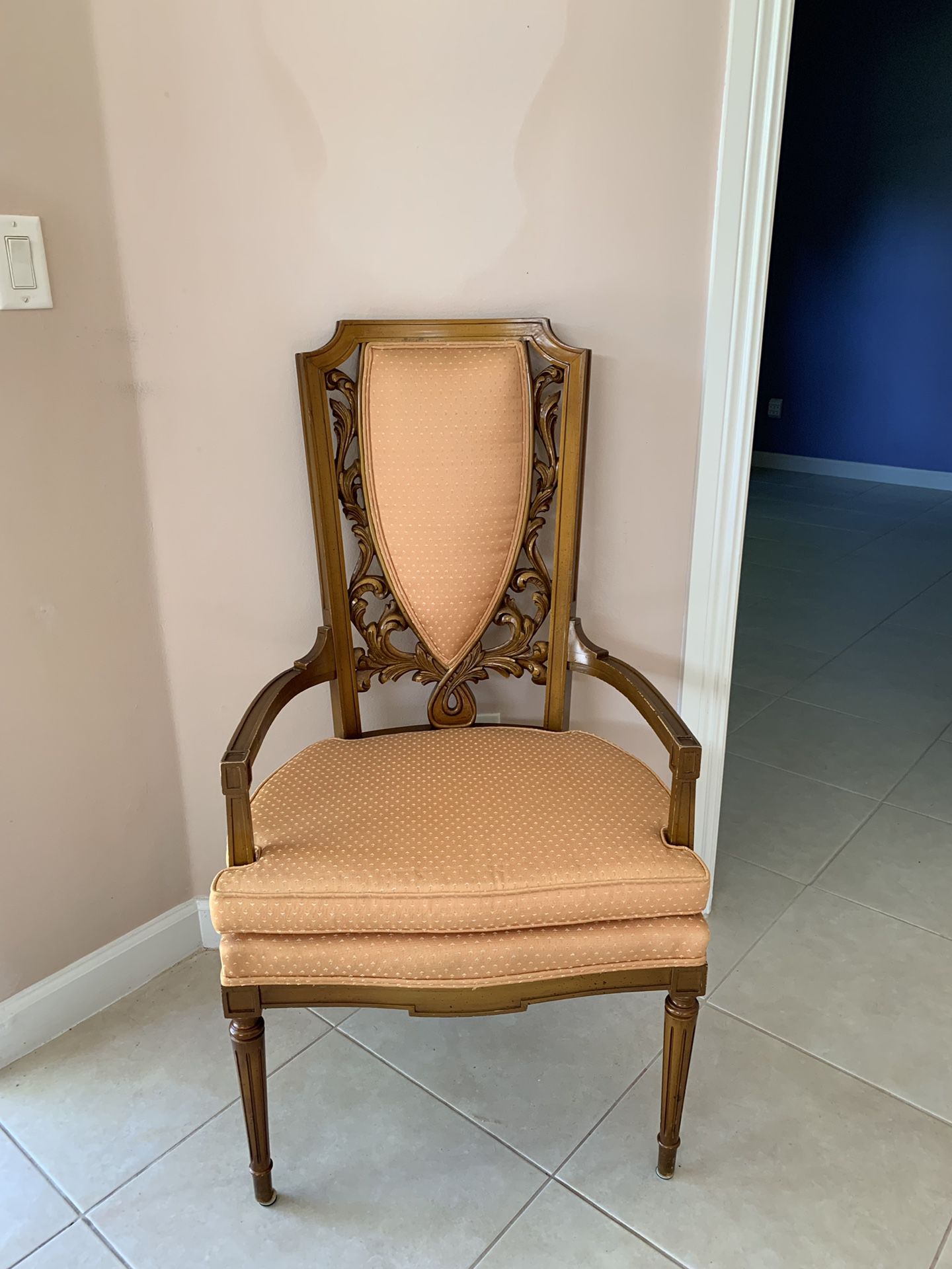 Antique French Stye accent chair