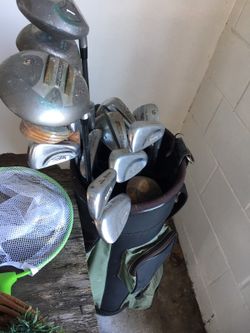 antique golf clubs
