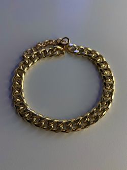 Gold Cuban Anklet