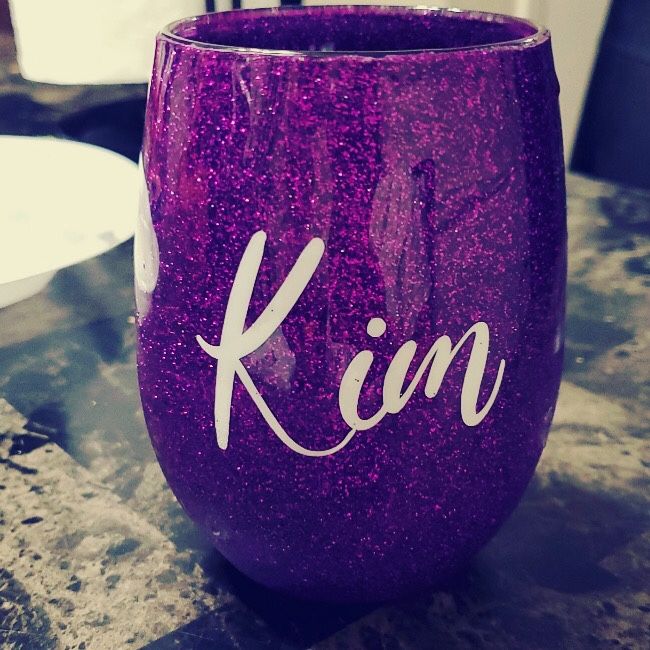 Custom Vinyl And Glitter ☺️