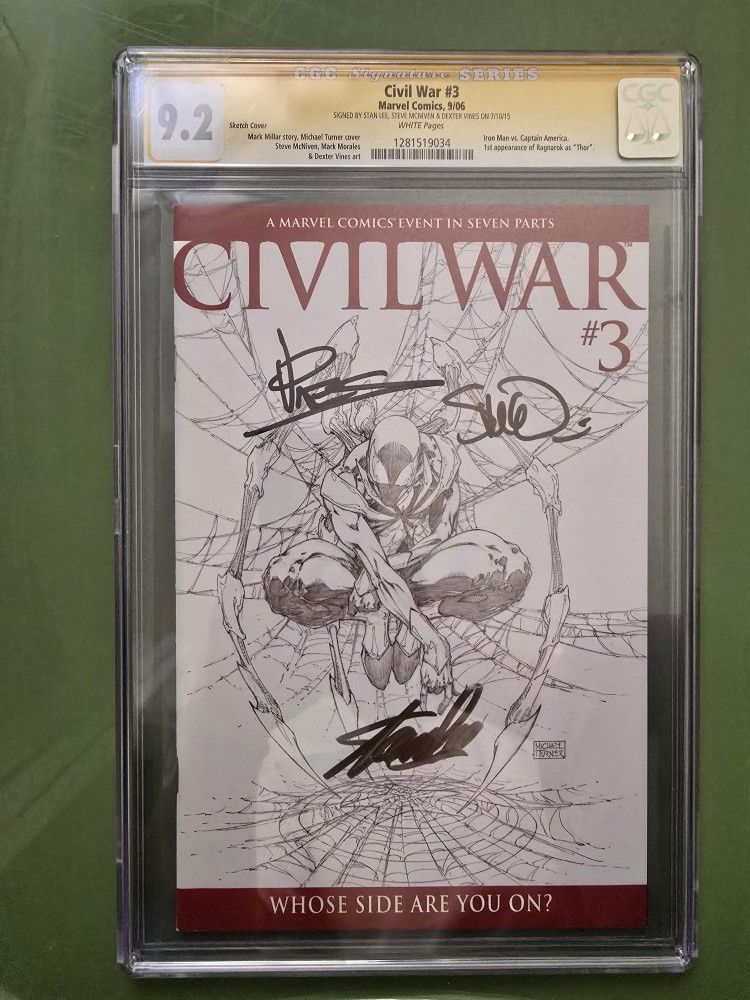 COMIC BOOK SIGNED