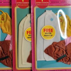 Vtg Mattel 1981 Barbie Shopping Spree Summer Splash, Spring Fling,Winter WarmUp 