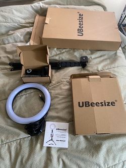 UBeesize 8" Selfie Ring Light with Tripod Stand