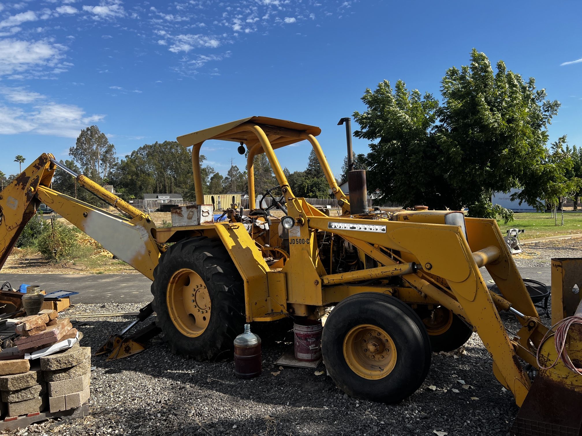Backhoe Loader John Deere 500C 1980