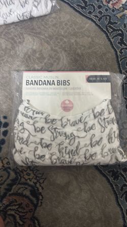24 of them Bebe au Lait Classic Muslin Bandana Bibs