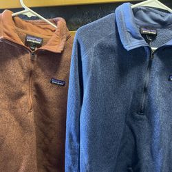 Two Patagonia women’s  Quarter Zips 