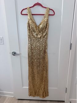 Reverly Gold Sequin Dress