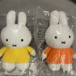 Miffy Yellow And Orange Plushies (Description For Prices)