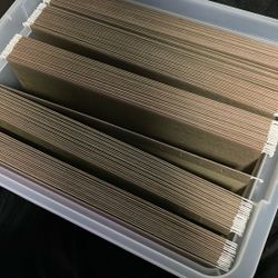 Legal size hanging file folders