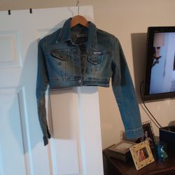Beverly Jeans Co. High Waisted Denim Jacket.