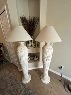 Lamps, set of 2 , ceramic 3D