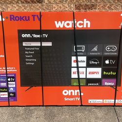 70" ONN 4k Smart Roku Tv