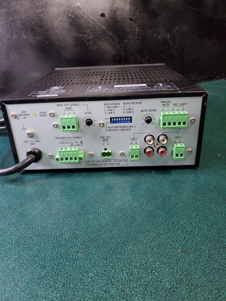 TOA Mixer Amplifier BG-235 For Sale In Norco, CA - OfferUp