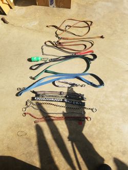 Dog Leashes And Collars $10 Each