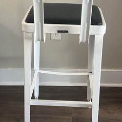 White Metal Bar Stools