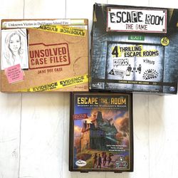 Escape Room The Game, Escape The Room & Unsolved Case Files