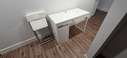 Desk and chairs