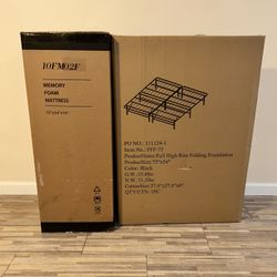 Bed frame And Mattress Set