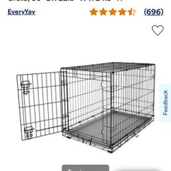 Large Dog Crate. Used For Only A Couple Weeks