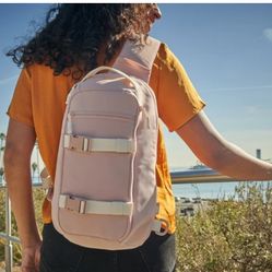 Dusty Pink Sling Backpack, Great For Teenagers 
