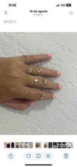 Anillos De Oro De 14 K