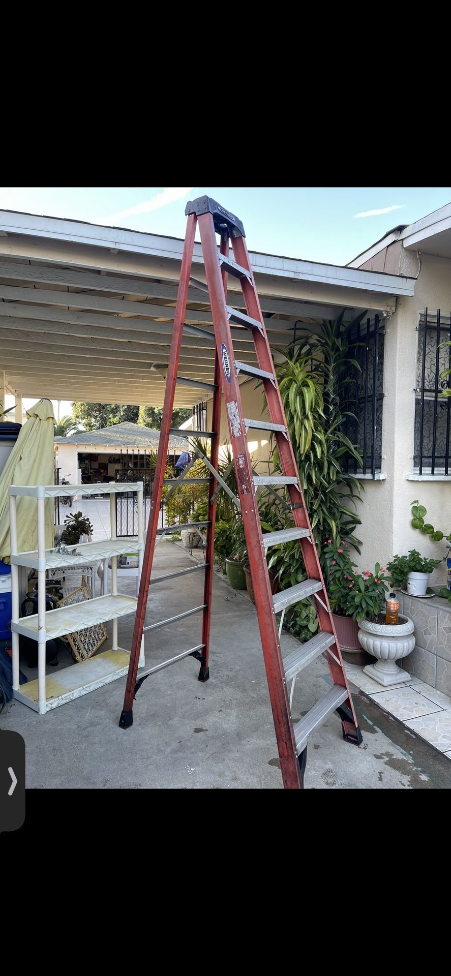 Excellent Condition, Fiberglass Variety Of Ladders