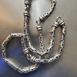 Heavy Sterling Silver Necklace
