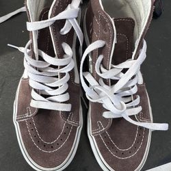 Brown Vans Ladies 6.5 