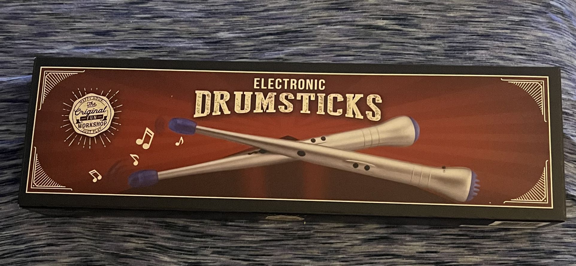 NEW IN BOX SAMSONICO USA SM-51524 Electronic Drumsticks - 'Just Play' Fun Workshop Retro 90s Musical Toy