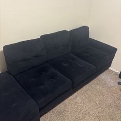 Black Sectional 