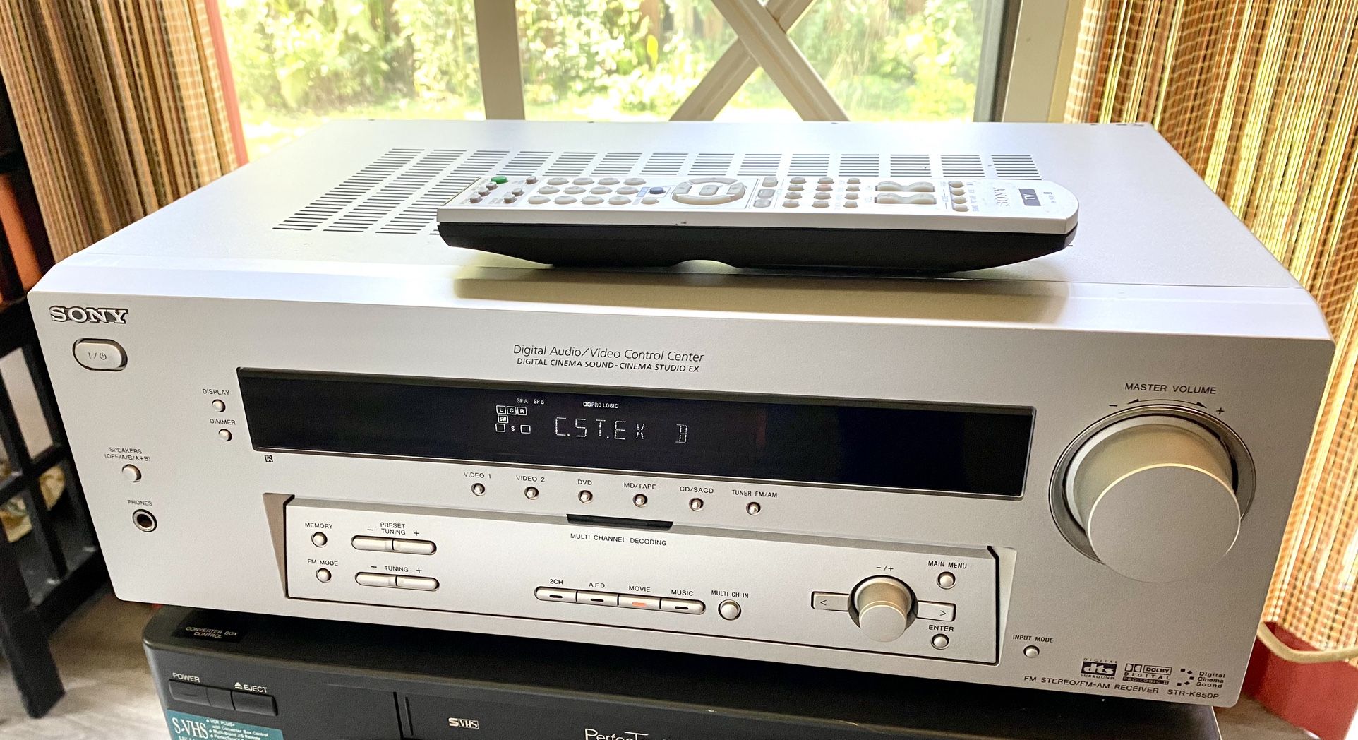 SONY STR-K850P STEREO/5.1 DOLBY-SURROUND RECEIVER+REMOTE/120 WPC x 5…