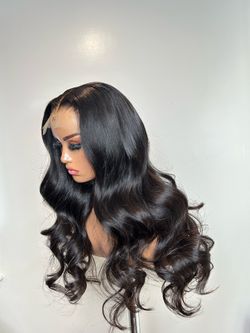 Raw human hair wig/sheitel 20”