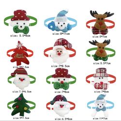 New Christmas Small Dog Cat Bow Tie Adjustable 