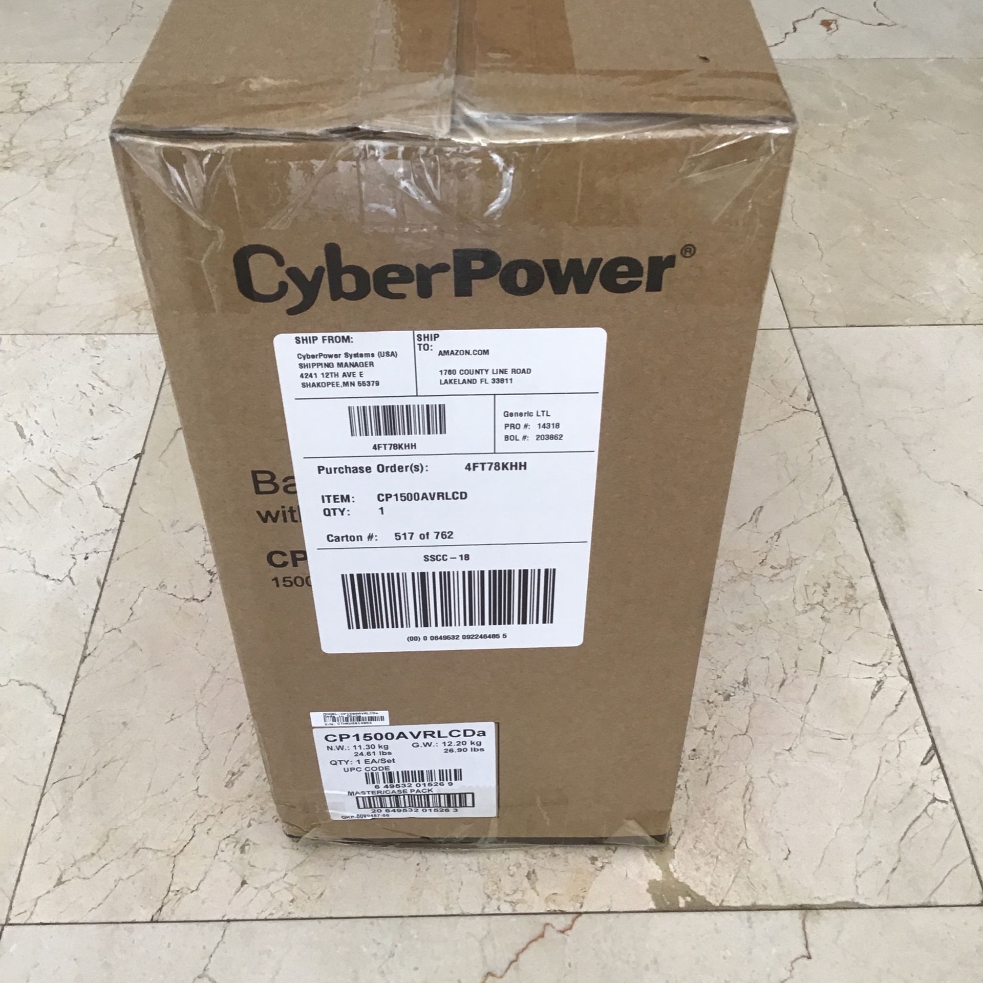 CyberPower UPS Power Supply 900watts